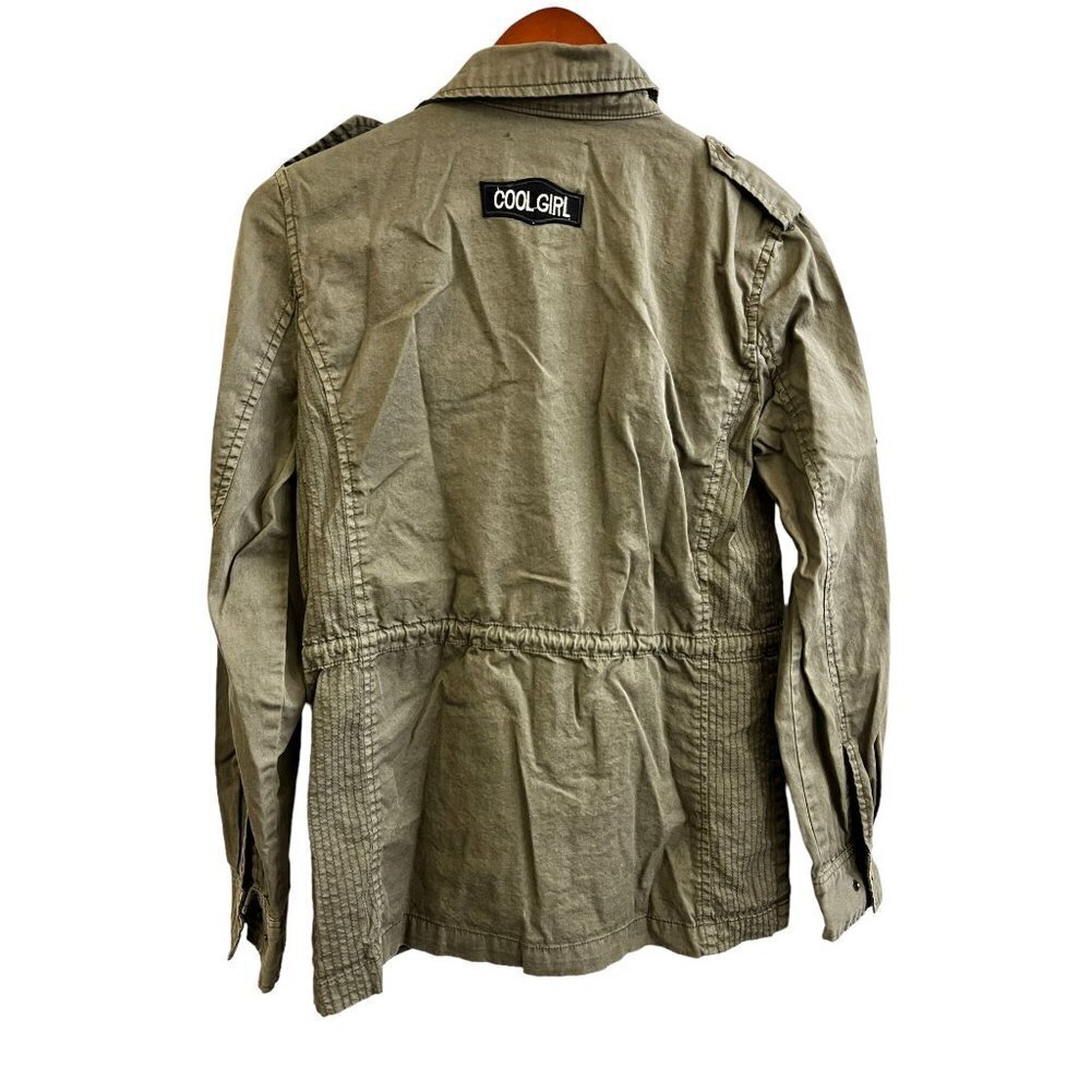 Velvet by Graham & Spencer Women's Jacket Green Army Size S - Picture 2 of 12